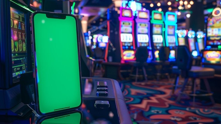 Meja blackjack kasino langsung gcslot di layar perangkat mobile