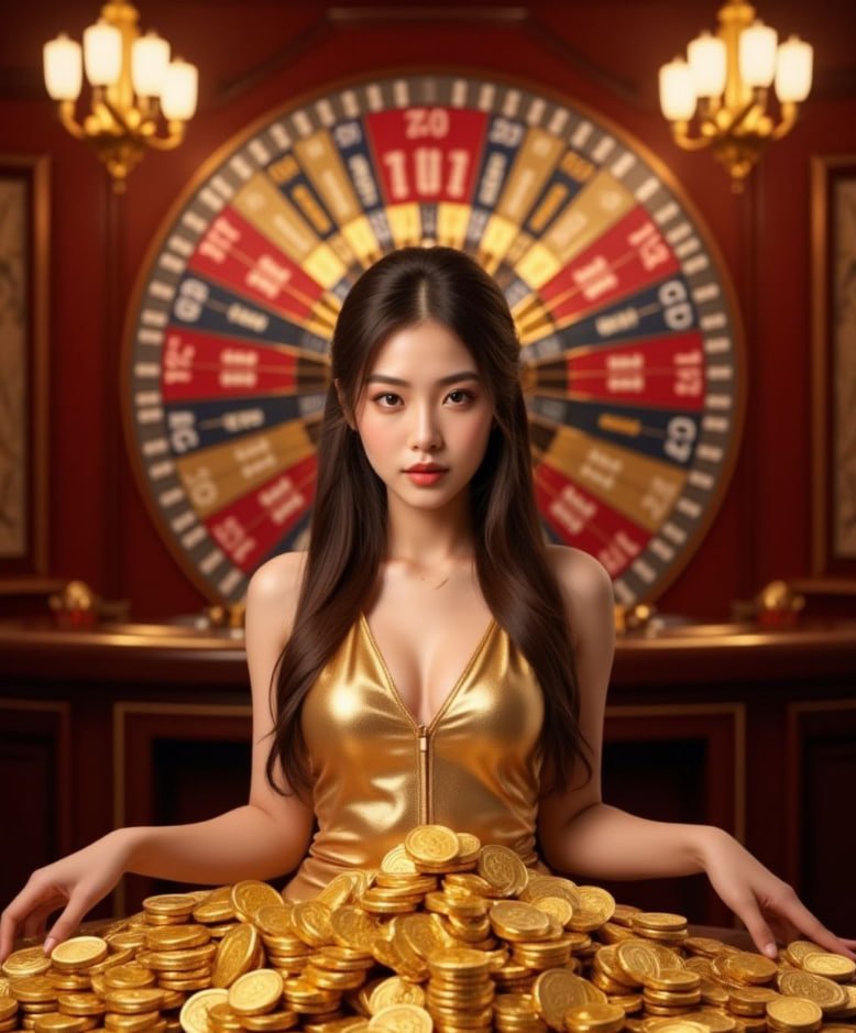 Antarmuka Auto Roulette di aplikasi mobile gcslot menampilkan roda roulette otomatis
